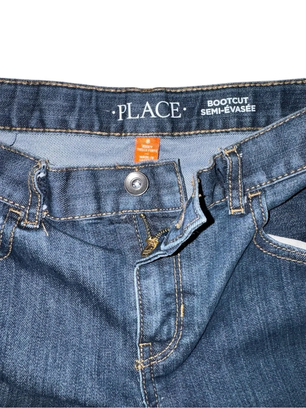 Boys size 8 -PLACE- blue jeans (excellent)